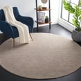thumbnail image 2 of SAFAVIEH Lasa Magdalena Solid Polyester Area Rug, Beige, 6'7" x 6'7" Round, 2 of 7
