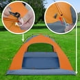 thumbnail image 6 of Sunny Portable 1-2 Persons Backpacking Tent Double Layer Outdoor Waterproof Camping Hiking-Orange, 6 of 9