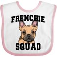 thumbnail image 3 of Inktastic Cute French Bulldog  Frenchie Squad Boys or Girls Baby Bib, 3 of 4