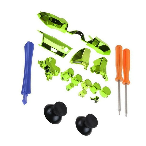 Sidaley Controlador de juego, Kit de botón de gatillo de parachoques, LT RT Pry, reparación de actualización DIY, reemplazo de accesorio Videojuegos y accesorios Verde