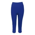 thumbnail image 5 of Casual Yoga Pants with Zipper Detail, Women's Knee-Length & Ankle-Length Solid Color Cropped Leggings for Sporty Comfort and Everyday Wear, 5 of 9