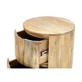 thumbnail image 4 of Kingston 2-Drawer 18" Round Nightstand - Natural, 4 of 6