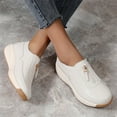 thumbnail image 3 of Dakaela Womens Platform Slip on Loafers Comfort Wedge Walking Sneakers Comfort Casual Work Shoes, 3 of 8