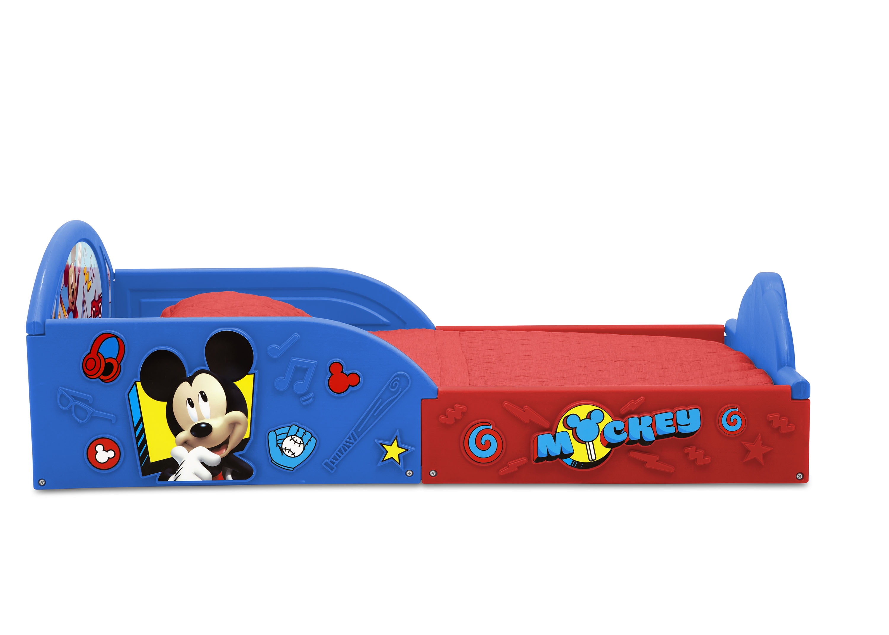 Disney Mickey Mouse Plastic Sleep and Play Toddler Bed by Delta
