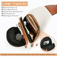 thumbnail image 4 of SUOSDEY Sling Bag for Women Anti Theft Crossbody Bag Leather Chest Bag For Travel, 4 of 7