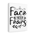 thumbnail image 5 of Inspirational Wall Art Face Your Fears Cursive Wall Art Motivation Wall Decor for Home Office Gym Inspiring Success Quote Print Ready to Hang Unframed, 5 of 16