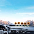 thumbnail image 4 of Price Drop 5 Pieces Sunflower Car Decorations, Car Spring Decorations With Stickers, Creative Car Swing Decorations, Sunflower Dashboard Decorations, 4 of 6
