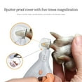 thumbnail image 3 of Pet Nail Clipper Dog Cat Nail Toe Claw Scissor Nail Trimmer with LED Light, 3 of 8