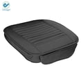 thumbnail image 2 of Deago Edge Wrapping 1pc Car Front Seat Cushion Cover Pad Mat for Auto Supplies Office Chair with PU Leather (Black), 2 of 5