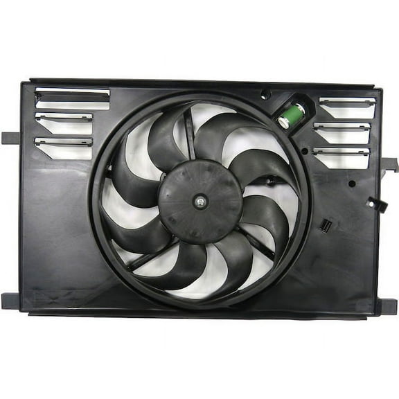 Radiator Fan Assembly - Compatible with 2015 - 2018 Jeep Renegade 2.4L 4-Cylinder 2016 2017