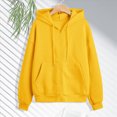thumbnail image 2 of Godom Womens Zip Up Hoodies Casual Long Sleeve Hoodie Jacket Oversized Lightweight Pullover Sweatshirts Tops with Pocket, 2 of 4