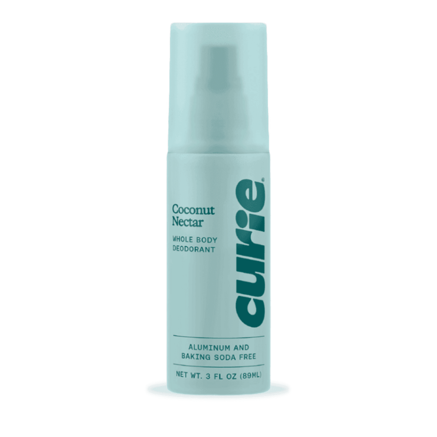 Curie Whole Body Deodorant, Coconut Nectar, Aluminum-Free, for Men and Women, 3 fl oz