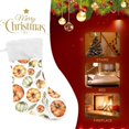 thumbnail image 3 of Coolnut Watercolor Pumpkins Christmas Stockings, Personalized Large Christmas Stocking, Cute Snowflake Stockings 18" Xmas Stocking for Xmas Decorations Xmas Gifts, 3 of 7