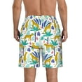thumbnail image 3 of Naloa Summer Leopard Men's Beach Shorts, Surfing shorts, Swim trunks, Quick Dry Swim Trunks for Surfing Beach Fun - Large, 3 of 9