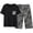 H5 White, variant on SJLDQY Womens Plus Size Pajamas Short Sleeve Top and Printed Capri Pants Loungewear Set for Women Soft 2 Piece V Neck Pjs Sets