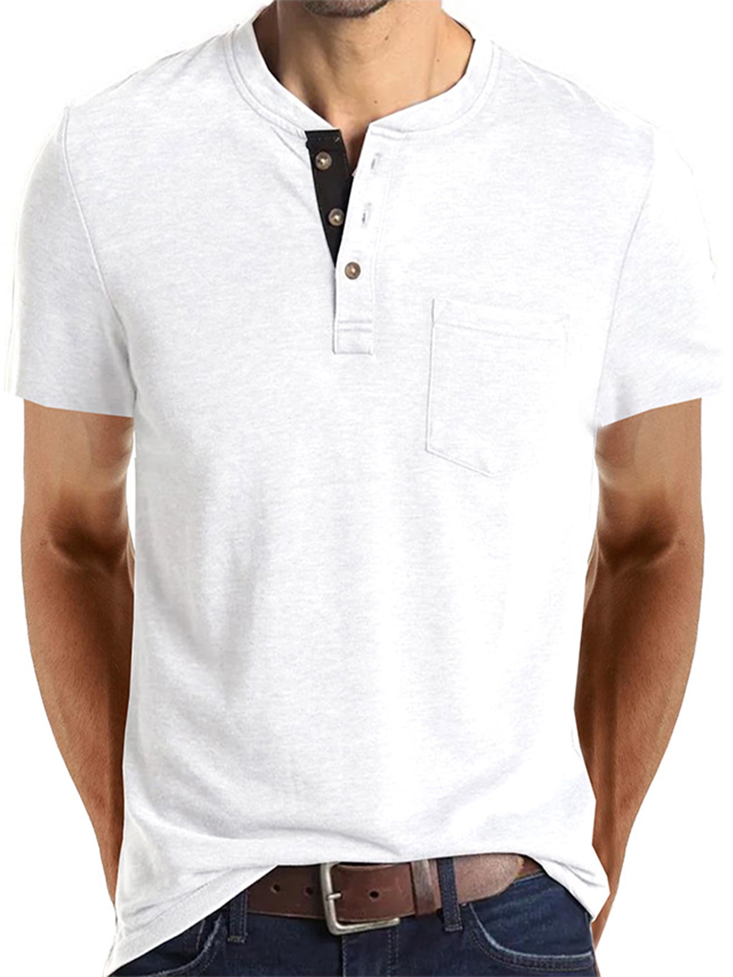 Plain Snap Button Polo T Shirt Size XS to 5XL,Suitable for Work/Leisure £5.99! 