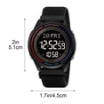 thumbnail image 3 of Luminous Multifunctional Digital Sports Watch, waterproof chronograph watch with alarm countdown, soft silicone strap for outdoor use,,Multicolor B, 3 of 5