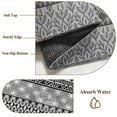 thumbnail image 2 of Grey Black Boho Round Rug 7ft Washable Circle Rugs Non Slip Vintage Ethnic Tribe Abstract Art Large Area Rug Indoor Floor Carpet for Bedroom Kitchen Living Room Home Office Dining Room Nursery, 2 of 7