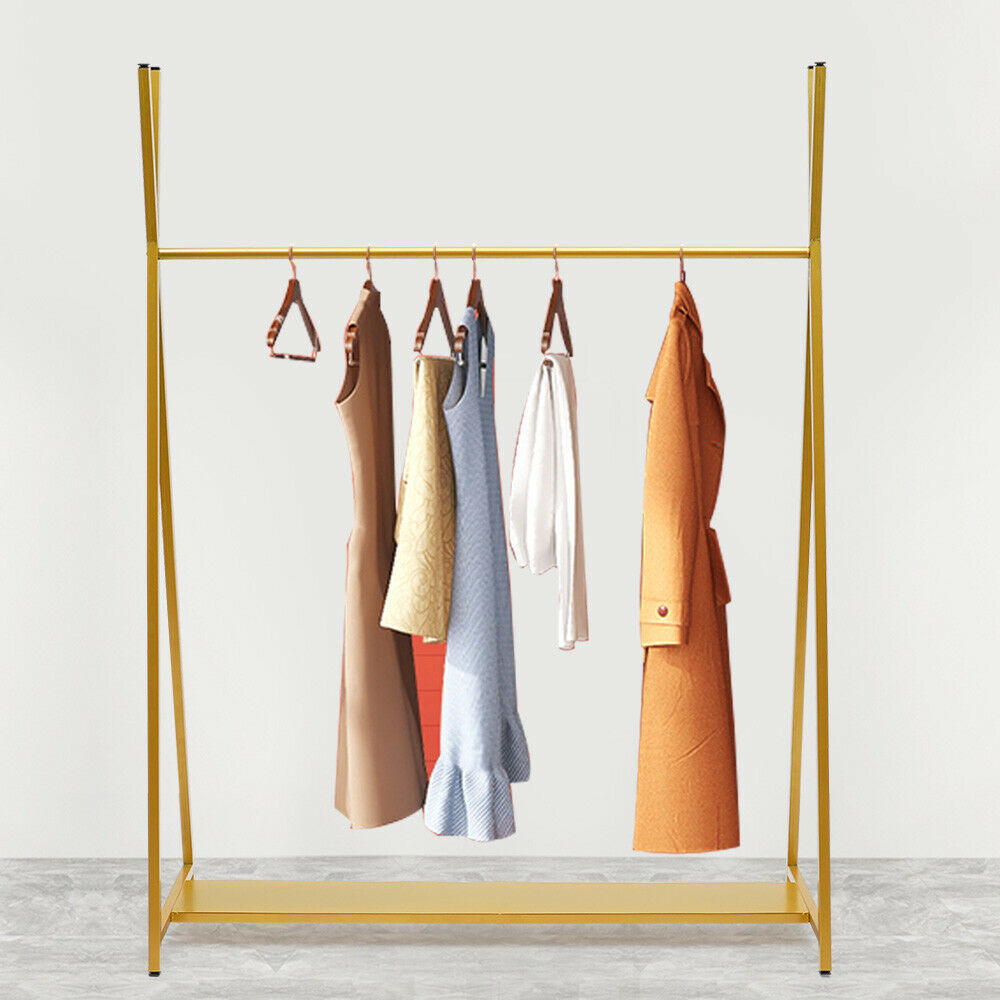 TFCFL Garment Storage Stand Shelf Iron Clothes Rack Skirts Organizer