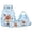 Blue, variant on Lightweight School Bookbag For Elementary Adjustable Straps Cute Backpack Brown
