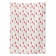 thumbnail image 2 of Christmas Tablecloth, Ornamental Trees with Snowflakes and Stars, Rectangle Satin Table Cover Accent for Dining Room and Kitchen, 52" X 70", Pink Blush, by Ambesonne, 2 of 2