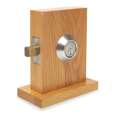 Kaba Ilco Deadbolt,HD,Satin Chrome 45-1-4-04-26D-5-2-5-SC-KD