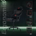 thumbnail image 2 of Silla Gamer BALAM RUSH THUNDER MAX V7 Ergonomica Reclinable 180° 120kg Reposabrazos 2D Negro / Rojo BR-940603, 2 of 5