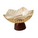 thumbnail image 5 of Bandeja para servir con pedestal para fruta. Decoración moderna, versátil y creativa para el hogar. Oro claro, 5 of 9