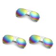 thumbnail image 3 of sweethay Gafas de sol Novedad de alto rango Diferentes vibrantes Resistentes Ligeras Mano de obra fina Diseño único Gafas redondas Type4 NO4 sweethay CBP275267, 3 of 6