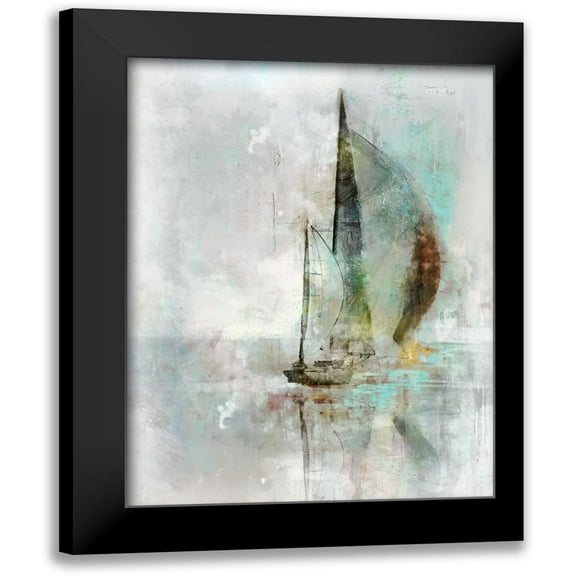 Roko, Ken 12x14 Black Modern Framed Museum Art Print Titled - Sailboat II