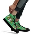 thumbnail image 5 of Into The Garden Skull High Top Canvas Shoes Sneakers Black Size 8.5, 5 of 7