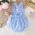 thumbnail image 4 of UACY My First Easter Baby Boy Girl Outfit Bunny Romper with Carrot Print Sleeveless Hooded Jumpsuit Spring Clothes, 4 of 9