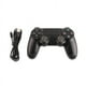 thumbnail image 2 of Mando con cable y joystick para consola de juegos PS4, de fabricación fina, sensible y rápido, color negro, 2 of 5
