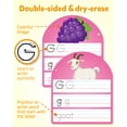 thumbnail image 6 of Coogam 36pcs Alphabet Number Practice Cards, Write and Wipe Alphabet cards, Double Sided Dry Erase ABC Letter Tracing Cards, Educational Montessori Toy for 3 4 5 Year Old, 6 of 8