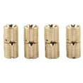 thumbnail image 1 of 4 Pcs/Pack Charnière Cachée en Laiton Invisible pour Barillet, 1 of 8