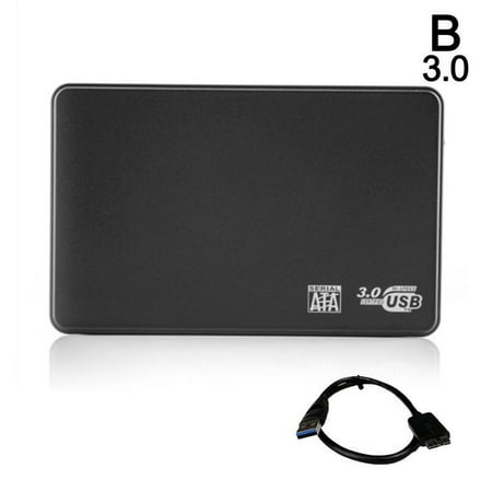 2.5in USB 3.0/2.0 SATA SSD HDD Hard Drive Case Disk Dock Enclosure Box S Prof N3W6