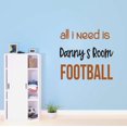 thumbnail image 2 of Boys All I need is Football Active Sports Wall Decal Decoration Football Lovers Motivational Quote for Boy's Room Lasts Years and Easily Removable - Size: 20 In(W) x 20 In(H), 2 of 5