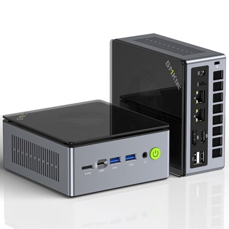 GMKtec M7 Pro Mini PC, 32GB RAM 1TB SSD, AMD Ryzen 9 PRO 6950H(Up to 4.9GHz), Desktop Mini Computers, Oculink, Dual TYPE-C, Dual RJ45 2.5G