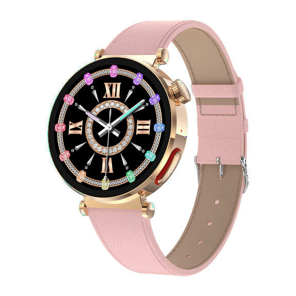 NEXOVA Smartwatch Fitness Tracker for Women Multiple Sports Modes Pedometer Make/Answer Calls Message Notification IP68 Waterproof