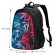 thumbnail image 5 of Easygdp Red And Blue Leaves Mochila para Laptop de Viaje con Puerto USB, Mochila para Laptop con Puerto de Carga USB para Mujeres y Hombres, 5 of 7