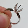 thumbnail image 5 of Pompeii Six Prong Solitaire Engagement Ring Setting 14K White Gold (,), 5 of 5