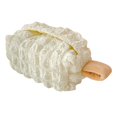 thumbnail image 2 of Plush Tissue Box ,Rectangle, Practical, Easy to Clean, Lightweight Reusable Facial Tissue Box Cover, for Tables Desks Countertop Car Bathroom White, 2 of 8