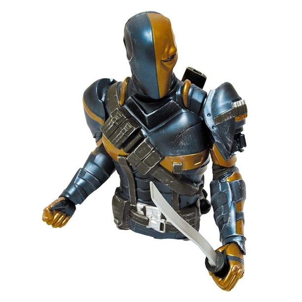 Monograma de Bust Bank DC Comics sobre Arkham Origins Death Stroke