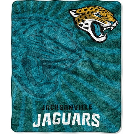 NFL Strobe 50" x 60" Sherpa Throw, Jaguars