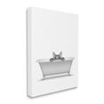 thumbnail image 2 of Stupell Industries Cat Peeking Bathroom Tub Animals & Insects Painting Gallery Wrapped Canvas Print Wall Art, 2 of 5