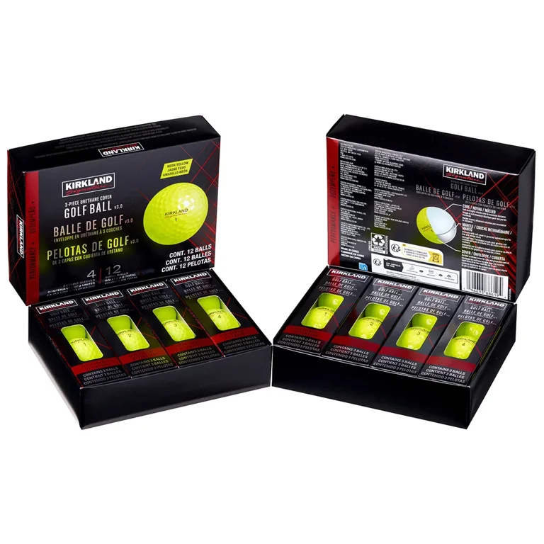 Ballons De Golf Kirkland Signature V3.0 - Lot De 2 Douzaines (24 Balles) - Neuf