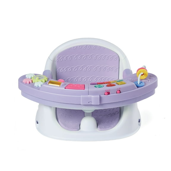 Infantino Music & Lights 3-in-1 Discovery Seat and Booster, 4-48 Months Unisex, Lavender
