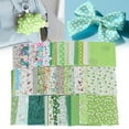 thumbnail image 3 of Diy Cotton Cotton Fabric Set, Furenl Printed Cotton Fabric - Premium Quilting & Patchwork Material for Diy Sewing and Needlework, Green, 3 of 5