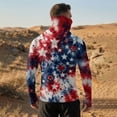 thumbnail image 4 of GrmtClth Men's Fishing Shirts 2026 Patriotic American Flag Pattern Quick Dry Long Sleeve Comfy Hoodies with Face Mask Upf 50+ Sun Protection Top Hot Pink 3XL, 4 of 9