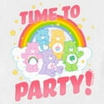 thumbnail image 2 of Toddler's Care Bears Time to Party Rainbow Graphic Tee White 4T, 2 of 3